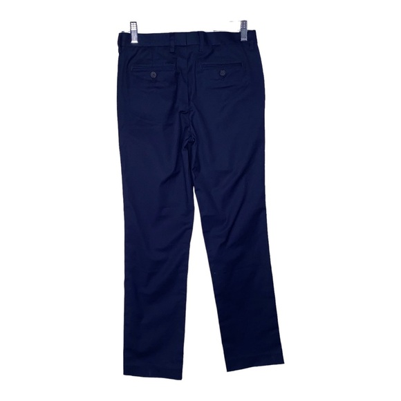 Nordstrom Pants Boys Size 14 Flat Front Chino Pants Navy Eclipse NWT * - Picture 4 of 4